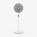AirFlo™ Slim 43" Hybrid Pedestal Fan - Ultra- Quiet Air Circulator - White/Grey