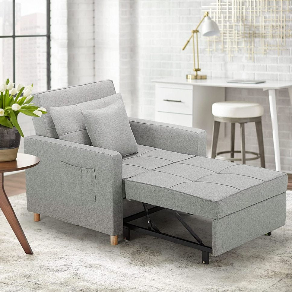 🔥 40 Inch 3-in-1 Convertible Chair Bed,Sofa Bed.