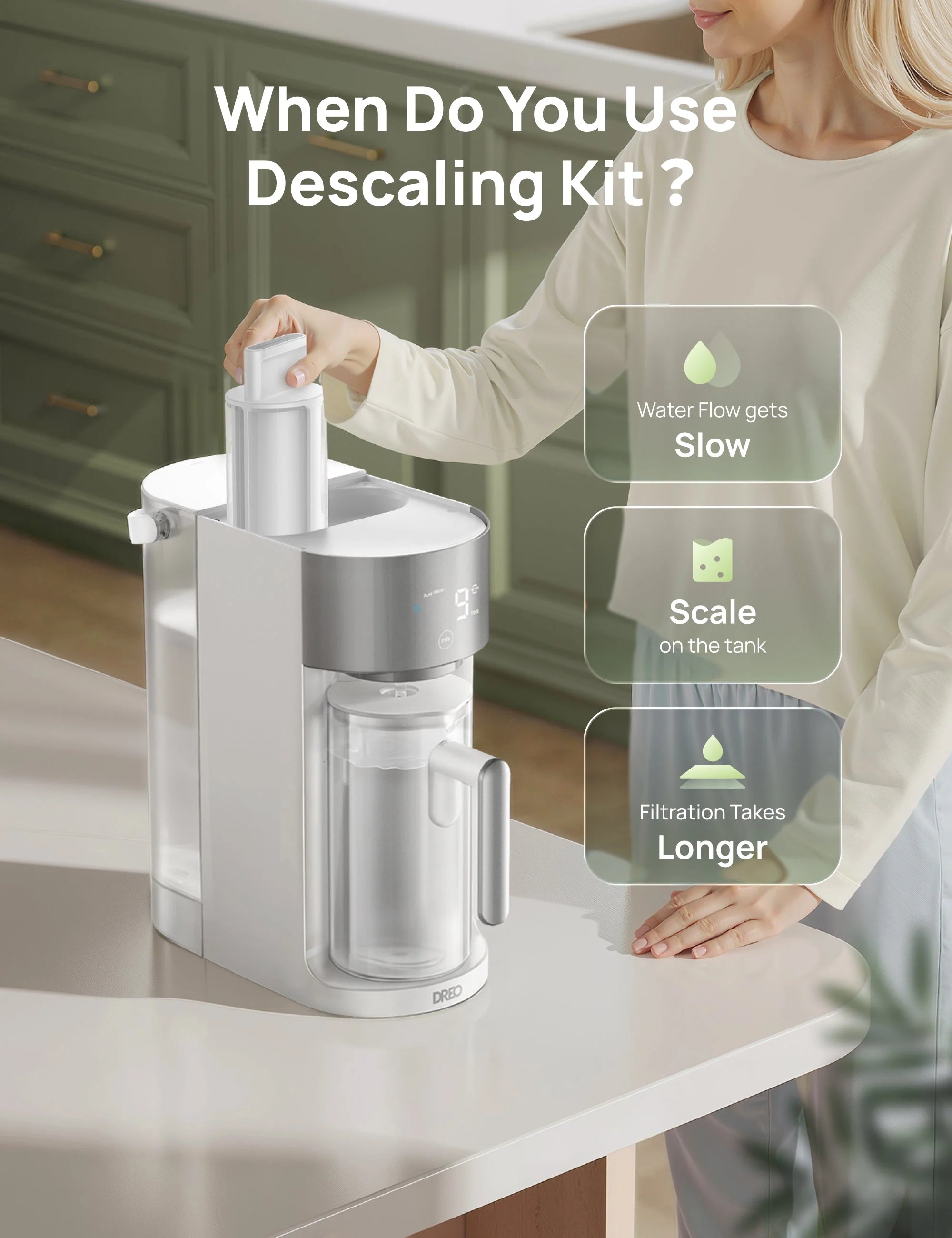 RO Water Filter 112 & 113 & 114 & 115 Descaling Kit
