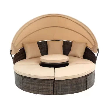 Lounge Muschel Sonneninsel Outdoor wetterfest