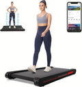 Walking Vibration Mat with APP, 3-in-1 Under Desk Treadmill, 2.5 HP Low Noise Walking Treadmill Mat with Remote Control, Home Office Portable Treadmill