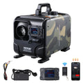 VEVOR 8KW Diesel Heater, 12V/24V All in One Diesel Air Heater, Bluetooth APP Control, Remote Control and Display Screen, CO Alarm, Fast Heating Horizontal Portable Diesel Heater for Vehicles, Garage