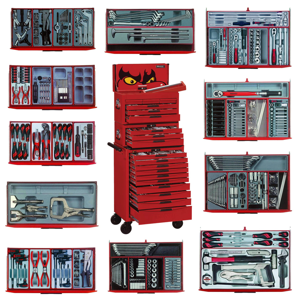 Teng Tools TKS26R753T 26" PRO35™ Stack Tool Kit 753 Pieces – Heavy-Duty 3-Tier Tool Storage for Automotive & Mechanical Professionals