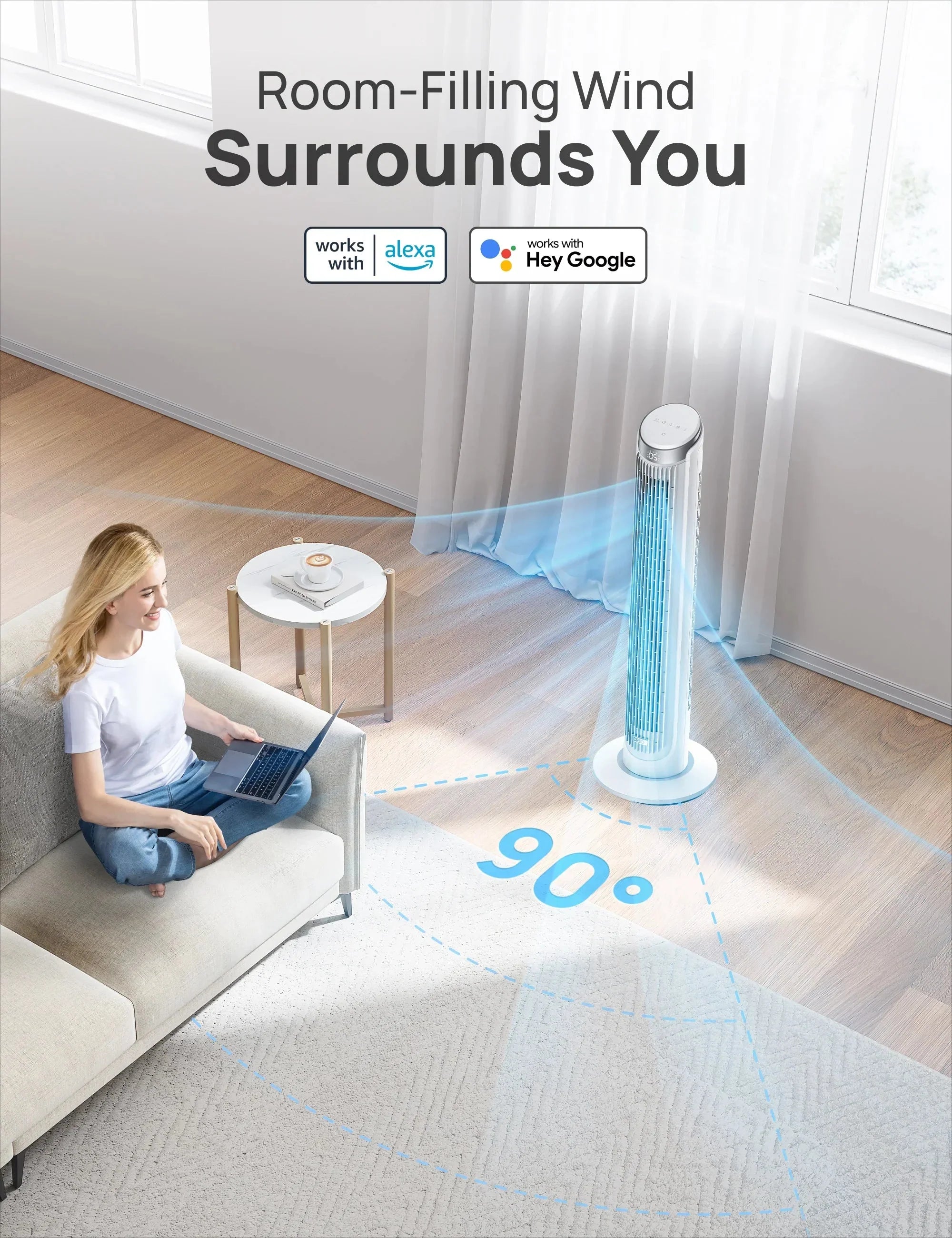 Smart Tower Fan Cruiser Pro T3S