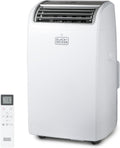 BLACK+DECKER Portable Air Conditioner. 14.000 BTU for Rooms Up To 700 Sq. Ft.. Portable AC with Follow Me Remote Control & Window Kit.